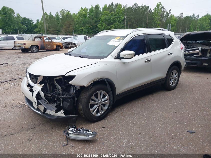 2015 Nissan Rogue Sv VIN: KNMAT2MT5FP570328 Lot: 39356400