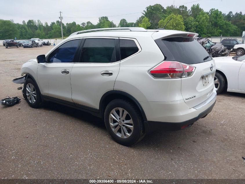 2015 Nissan Rogue Sv VIN: KNMAT2MT5FP570328 Lot: 39356400