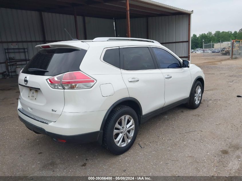 2015 Nissan Rogue Sv VIN: KNMAT2MT5FP570328 Lot: 39356400