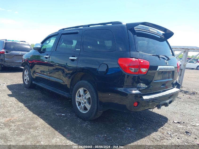 2008 Toyota Sequoia Limited 5.7L V8 VIN: 5TDZY68A38S001622 Lot: 39356445