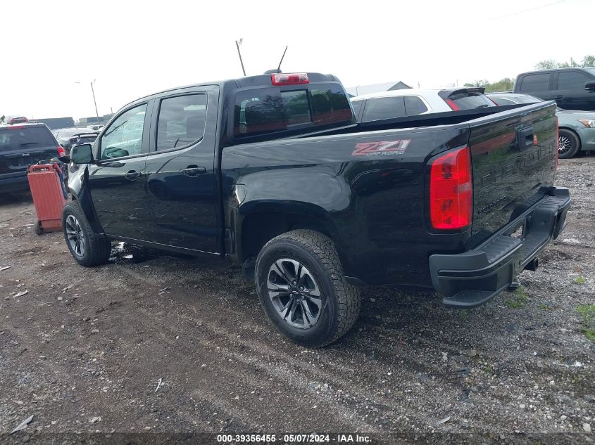 2022 Chevrolet Colorado 4Wd Short Box Z71 VIN: 1GCGTDEN3N1178861 Lot: 39356455