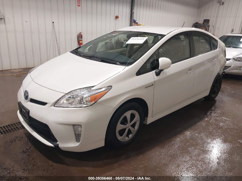 2015 Toyota Prius Two VIN: JTDKN3DU7F0411977 Lot: 39356460