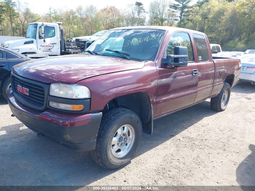 2001 GMC Sierra 1500 Sle VIN: 2GTEK19T411173237 Lot: 39356462