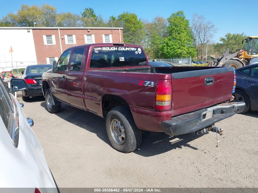 2001 GMC Sierra 1500 Sle VIN: 2GTEK19T411173237 Lot: 39356462