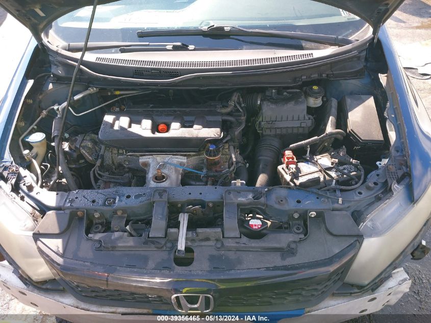 2012 Honda Civic Ex VIN: 2HGFB2F85CH536876 Lot: 39356465