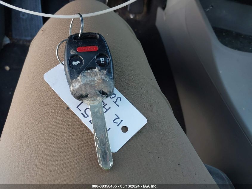 2012 Honda Civic Ex VIN: 2HGFB2F85CH536876 Lot: 39356465