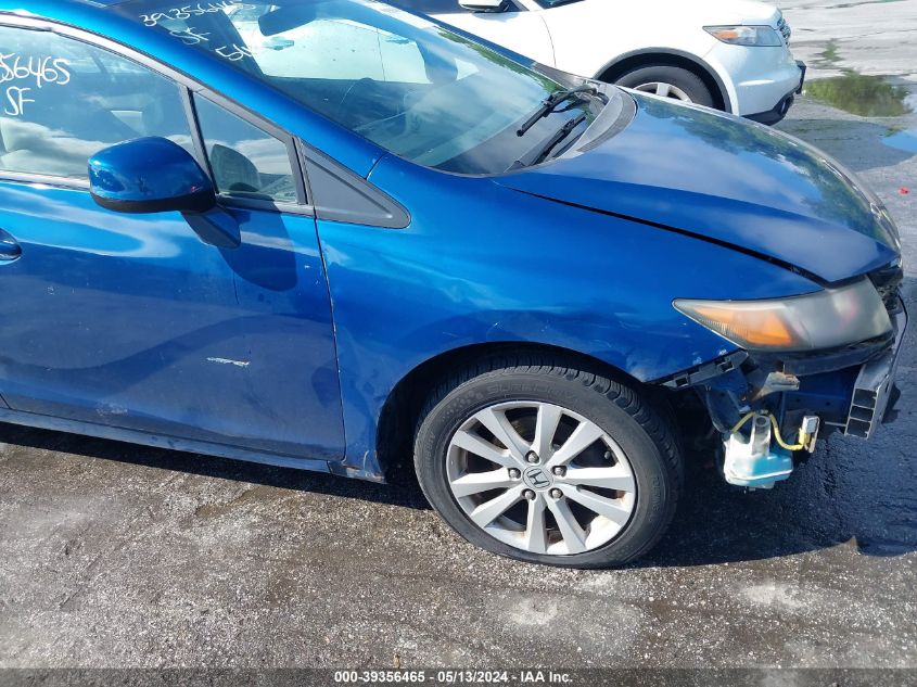 2012 Honda Civic Ex VIN: 2HGFB2F85CH536876 Lot: 39356465