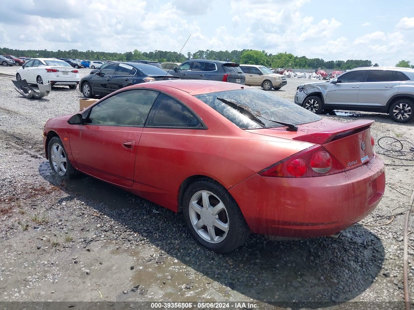 1999 Mercury Cougar V6 VIN: 1ZWFT61L9X5649041 Lot: 39356505