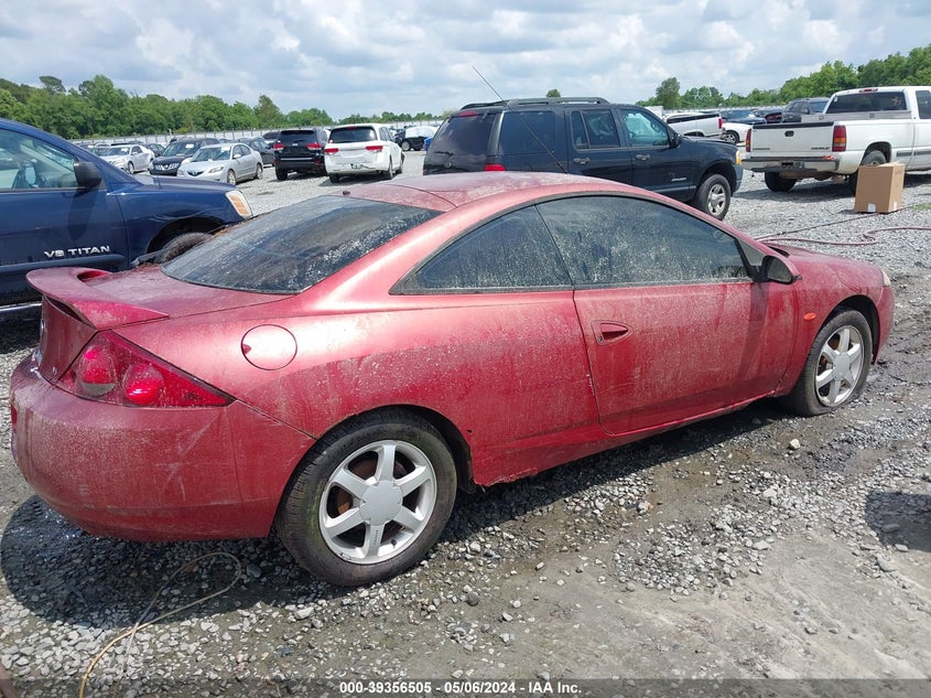 1999 Mercury Cougar V6 VIN: 1ZWFT61L9X5649041 Lot: 39356505
