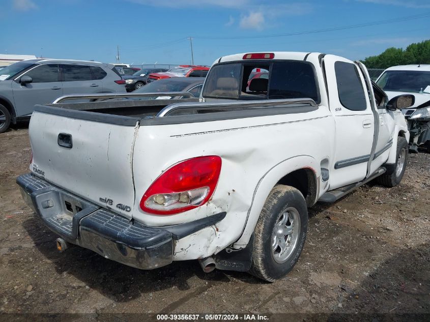 2004 Toyota Tundra Sr5 V8 VIN: 5TBBT44134S439831 Lot: 39356537