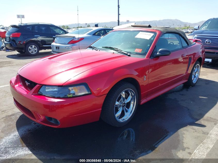 2001 Ford Mustang Cobra VIN: 1FAFP46V21F197449 Lot: 39356548