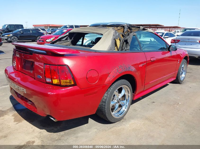 2001 Ford Mustang Cobra VIN: 1FAFP46V21F197449 Lot: 39356548