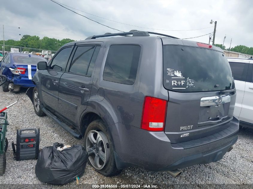 2015 Honda Pilot Se VIN: 5FNYF3H38FB025580 Lot: 39356555