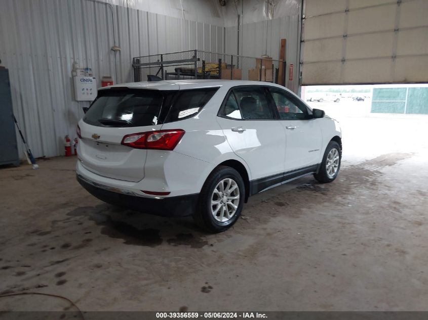 2018 Chevrolet Equinox Ls VIN: 2GNAXHEV1J6320172 Lot: 39356559