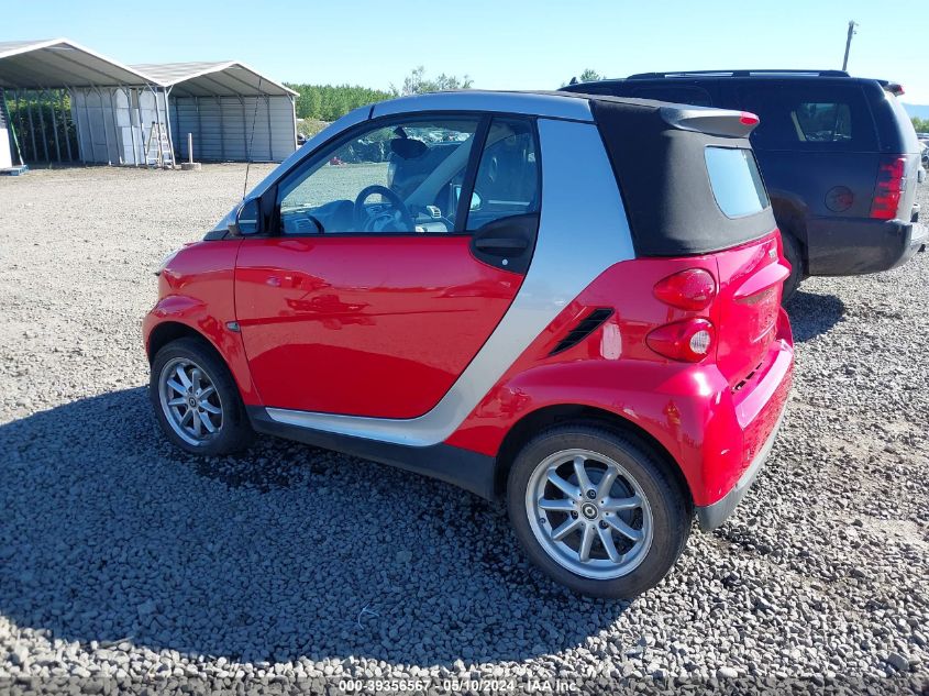 2009 Smart Fortwo Brabus/Passion VIN: WMEEK31X69K270396 Lot: 39356567