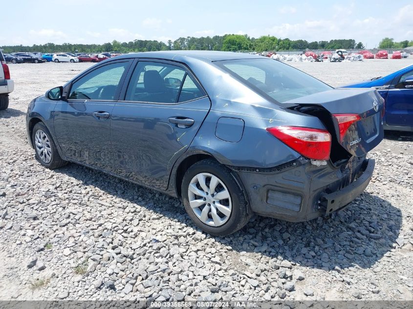 2018 Toyota Corolla Le VIN: 2T1BURHE5JC967311 Lot: 39356568