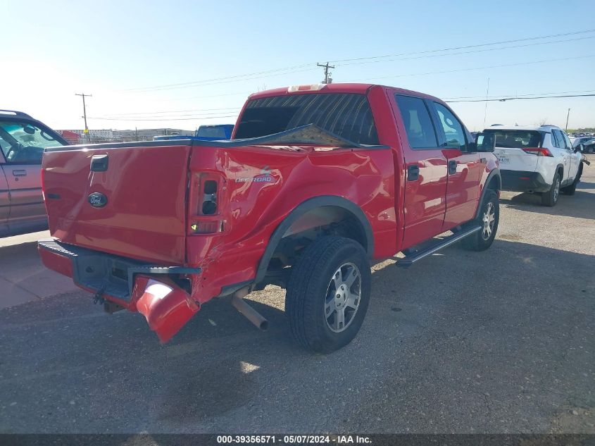 2004 Ford F-150 Fx4/Lariat/Xlt VIN: 1FTPW145X4KB13201 Lot: 39356571