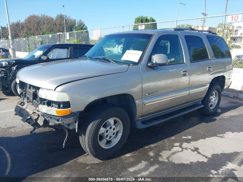 2001 Chevrolet Tahoe Lt VIN: 1GNEK13T71R192758 Lot: 39356575