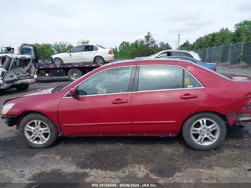 2007 Honda Accord 2.4 Ex VIN: 1HGCM56877A129614 Lot: 39356586