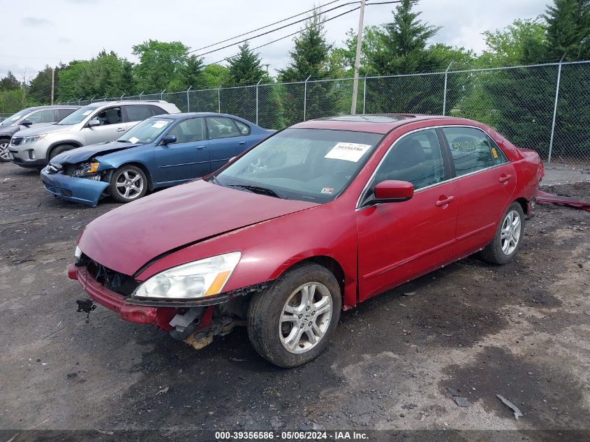 2007 Honda Accord 2.4 Ex VIN: 1HGCM56877A129614 Lot: 39356586