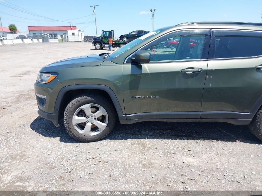 2018 Jeep Compass Latitude 4X4 VIN: 3C4NJDBB9JT345394 Lot: 39356598