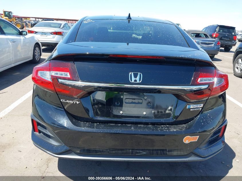 2018 Honda Clarity Plug-In Hybrid Touring VIN: JHMZC5F36JC017235 Lot: 39356606