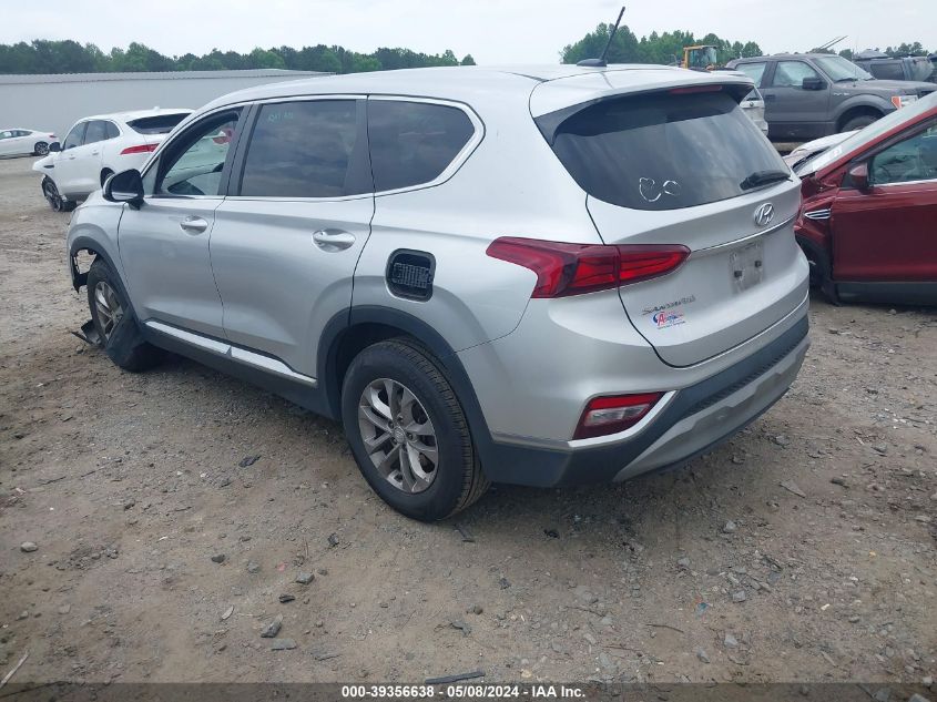 2019 Hyundai Santa Fe Se VIN: 5NMS23AD5KH009804 Lot: 39356638