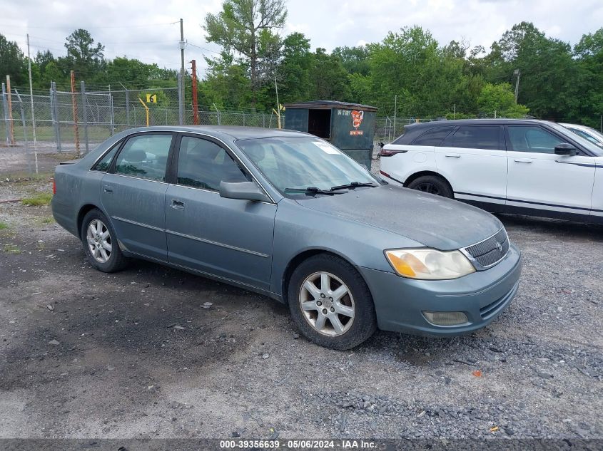 4T1BF28B51U123842 | 2001 TOYOTA AVALON