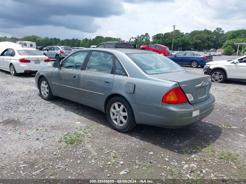 4T1BF28B51U123842 | 2001 TOYOTA AVALON