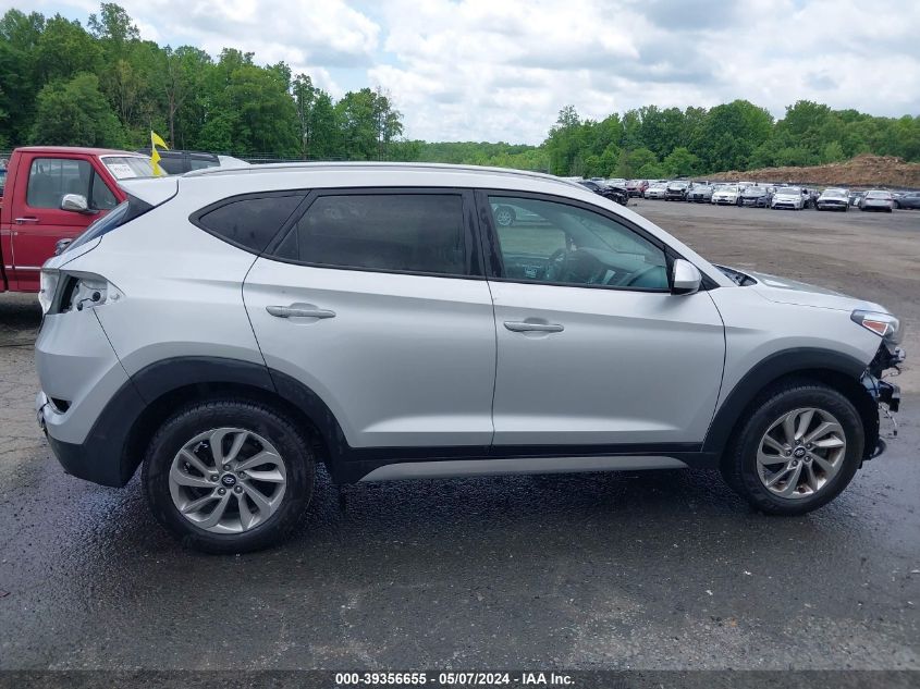 2018 Hyundai Tucson Sel VIN: KM8J3CA40JU726199 Lot: 39356655