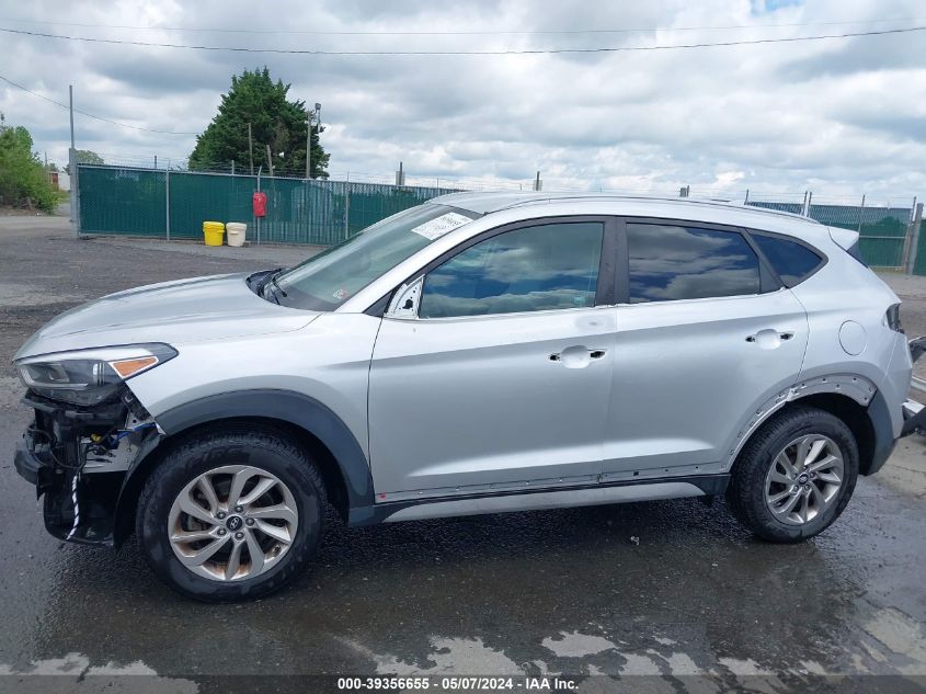 2018 Hyundai Tucson Sel VIN: KM8J3CA40JU726199 Lot: 39356655