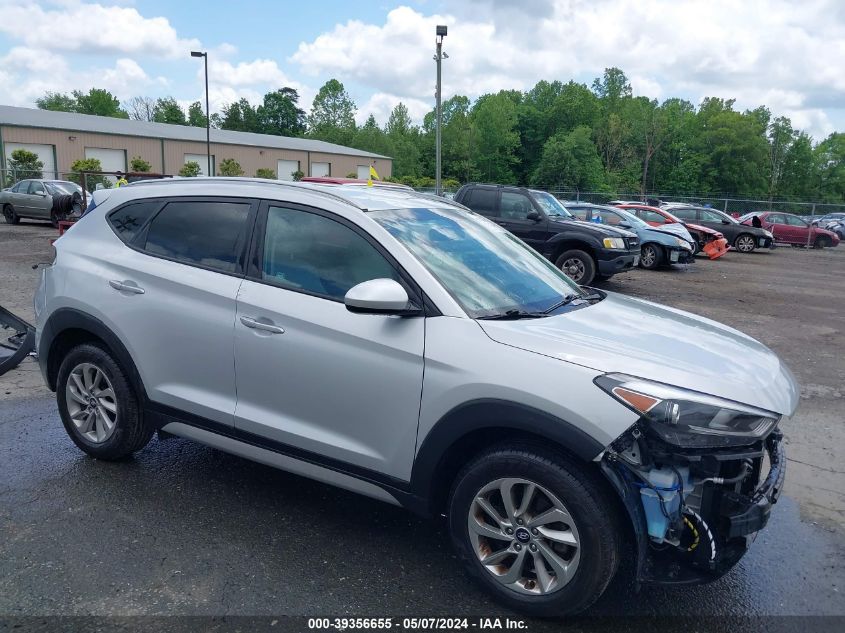 2018 Hyundai Tucson Sel VIN: KM8J3CA40JU726199 Lot: 39356655