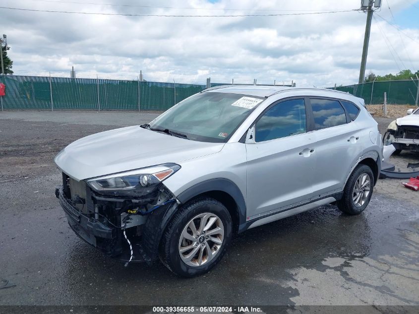 2018 Hyundai Tucson Sel VIN: KM8J3CA40JU726199 Lot: 39356655