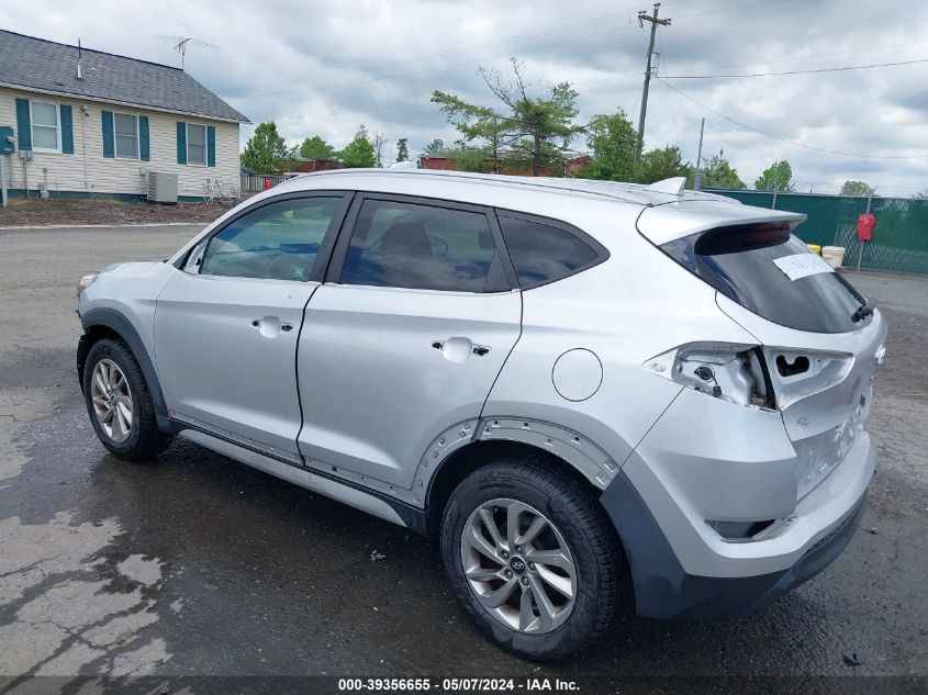 2018 Hyundai Tucson Sel VIN: KM8J3CA40JU726199 Lot: 39356655