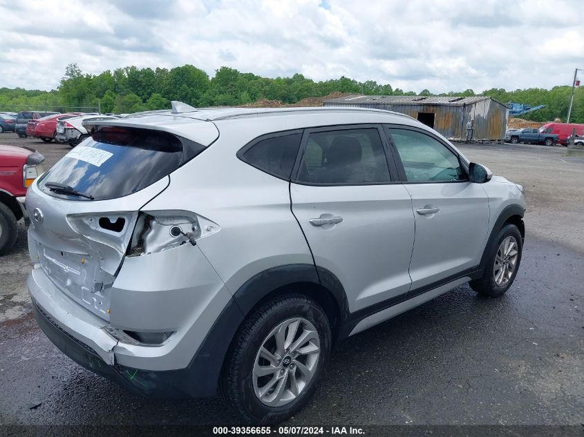 2018 Hyundai Tucson Sel VIN: KM8J3CA40JU726199 Lot: 39356655