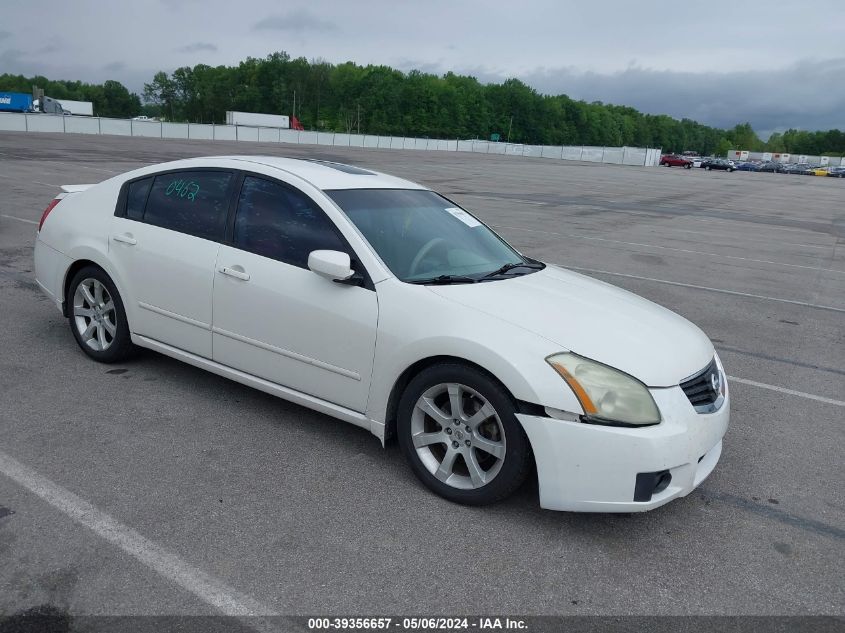 2008 Nissan Maxima 3.5 Se VIN: 1N4BA41E38C834321 Lot: 39356657