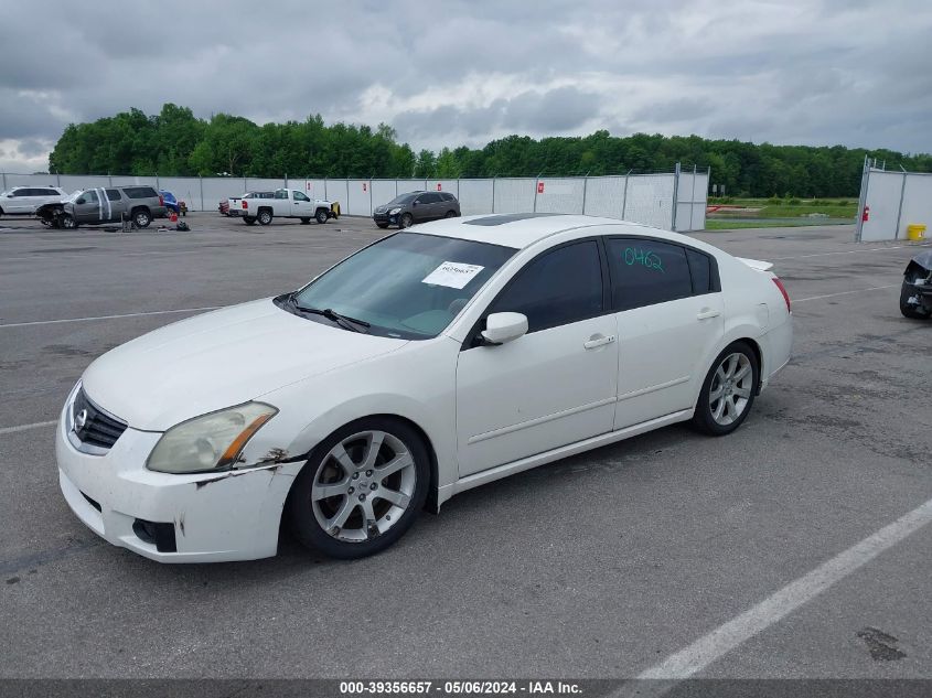 2008 Nissan Maxima 3.5 Se VIN: 1N4BA41E38C834321 Lot: 39356657