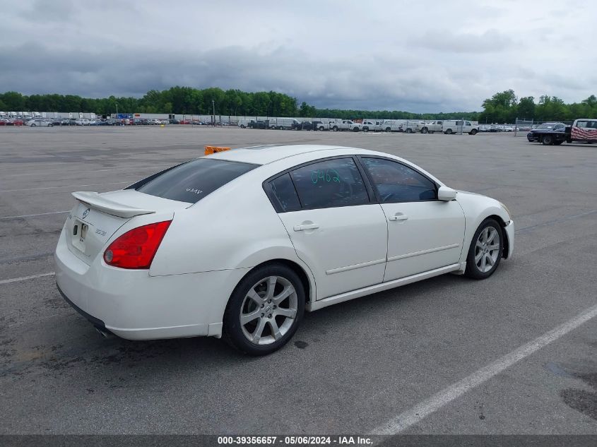 2008 Nissan Maxima 3.5 Se VIN: 1N4BA41E38C834321 Lot: 39356657