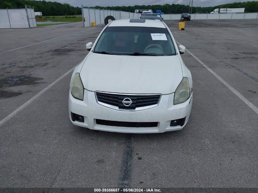 2008 Nissan Maxima 3.5 Se VIN: 1N4BA41E38C834321 Lot: 39356657