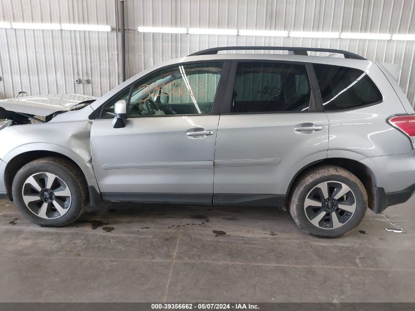 2018 Subaru Forester 2.5I Premium VIN: JF2SJAGCXJH489913 Lot: 39356662