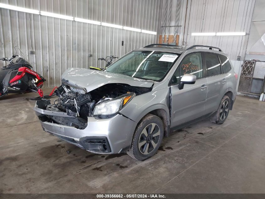 2018 Subaru Forester 2.5I Premium VIN: JF2SJAGCXJH489913 Lot: 39356662