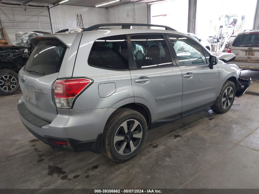 2018 Subaru Forester 2.5I Premium VIN: JF2SJAGCXJH489913 Lot: 39356662