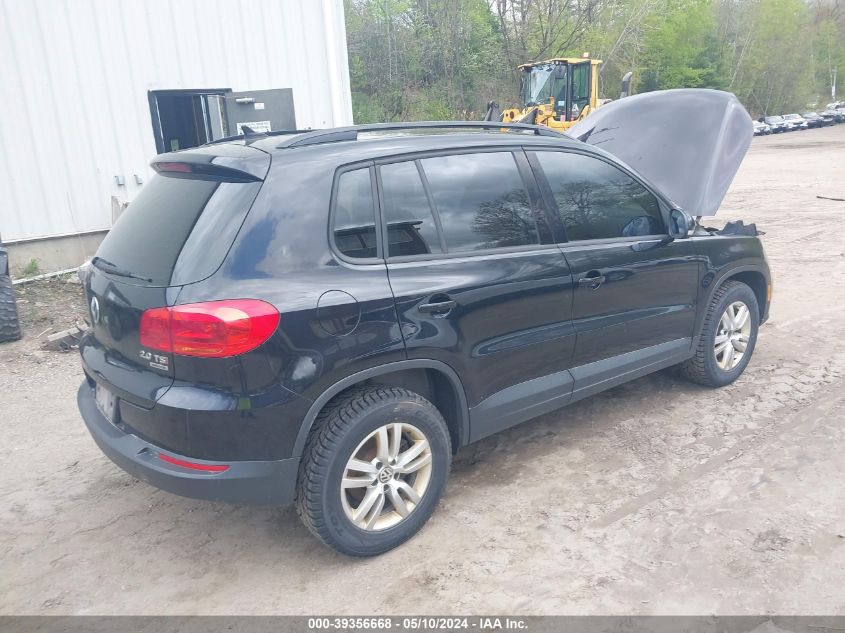 2015 Volkswagen Tiguan S VIN: WVGBV7AX8FW586740 Lot: 39356668