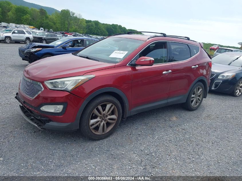 2013 Hyundai Santa Fe Sport 2.0T VIN: 5XYZU3LA1DG119368 Lot: 39356683