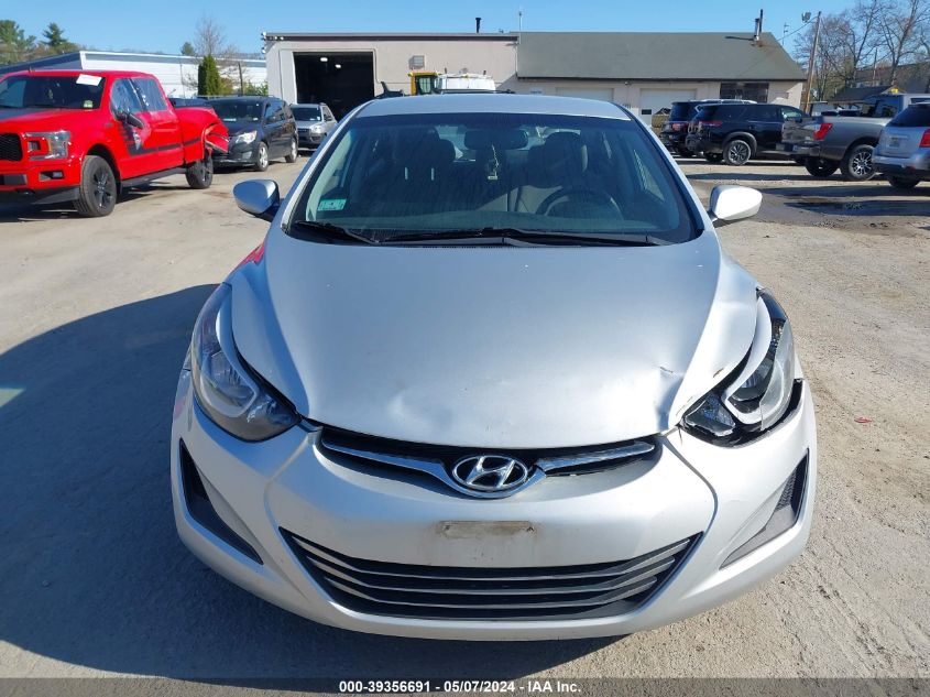 2016 HYUNDAI ELANTRA SE/SPORT/LIMITED - 5NPDH4AE4GH684365