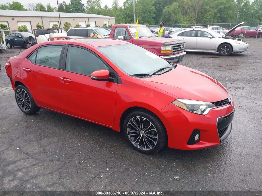 2015 Toyota Corolla S Premium VIN: 2T1BURHEXFC259093 Lot: 39356710