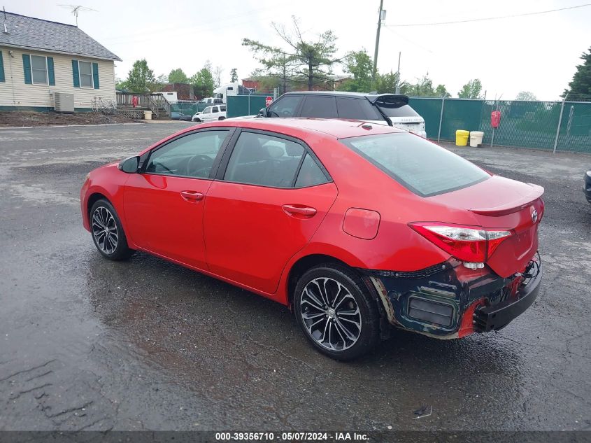 2015 Toyota Corolla S Premium VIN: 2T1BURHEXFC259093 Lot: 39356710