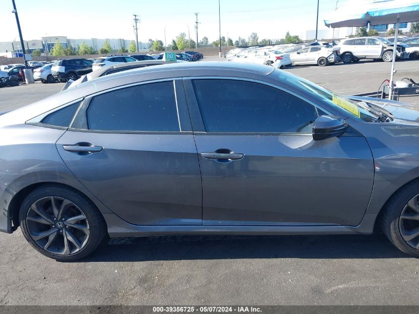 2019 Honda Civic Sport VIN: 2HGFC2F85KH502870 Lot: 39356725