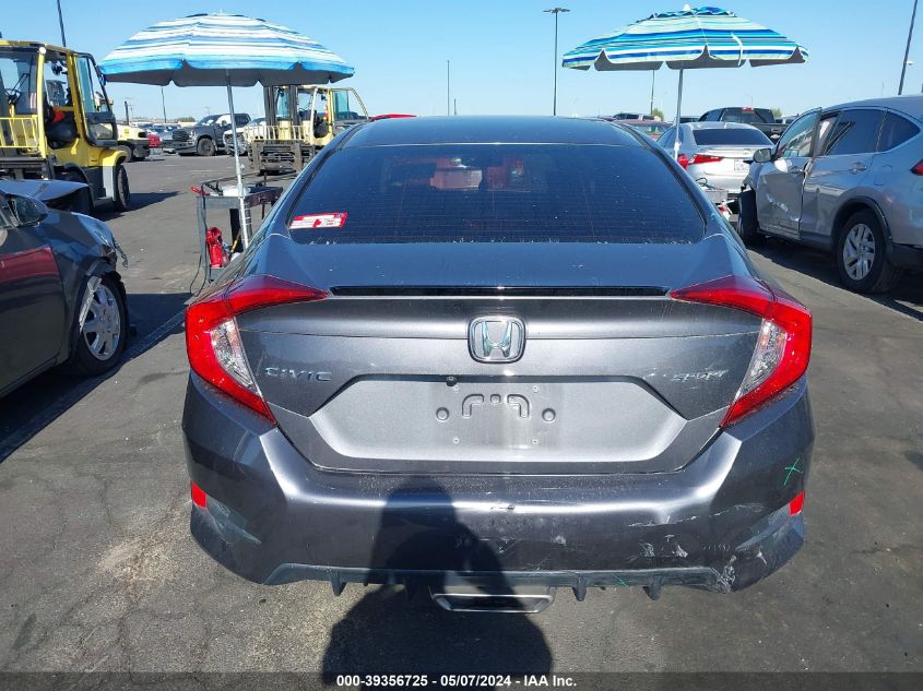 2019 Honda Civic Sport VIN: 2HGFC2F85KH502870 Lot: 39356725