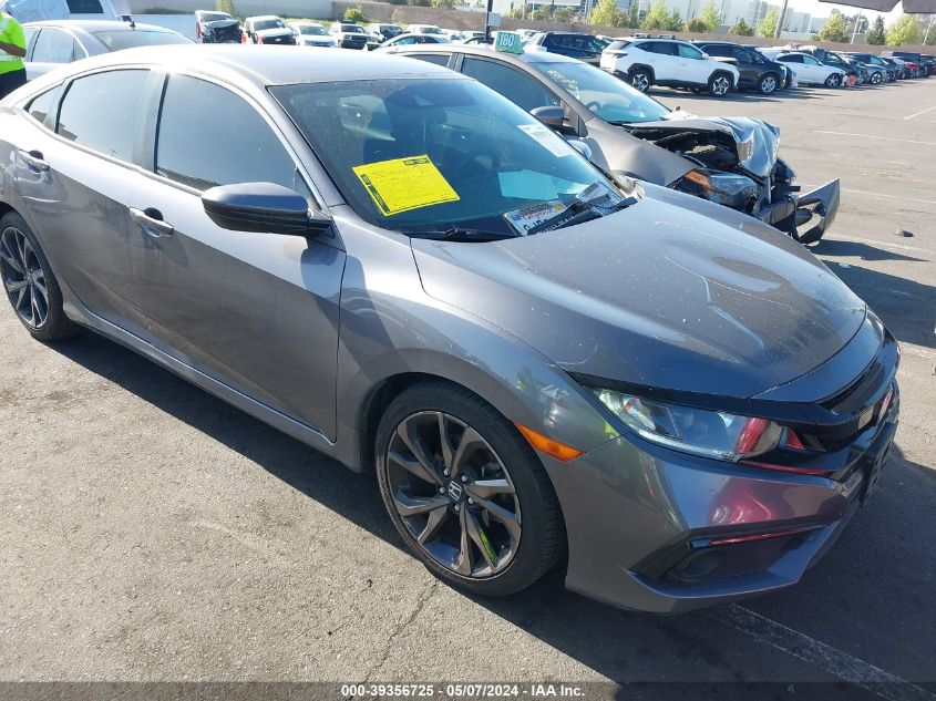 2019 Honda Civic Sport VIN: 2HGFC2F85KH502870 Lot: 39356725